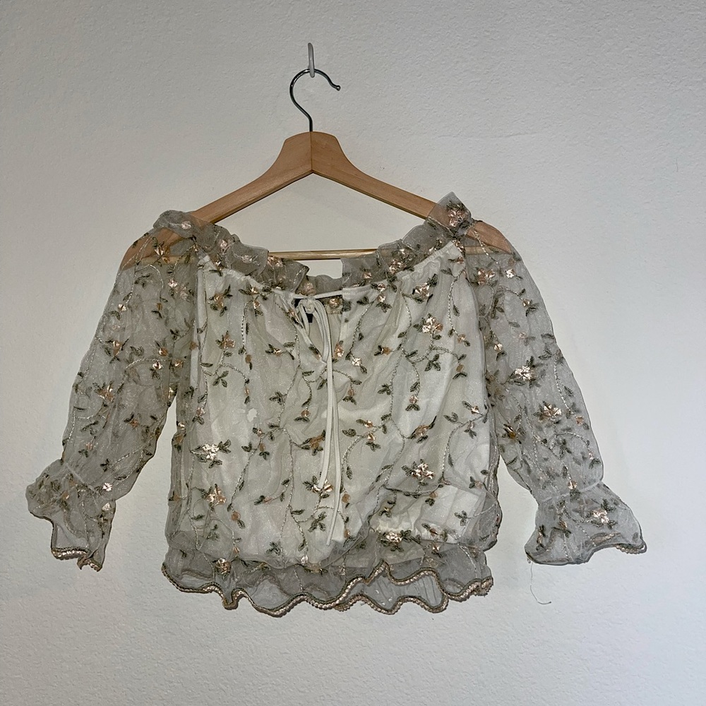 S Romantic Crop Top